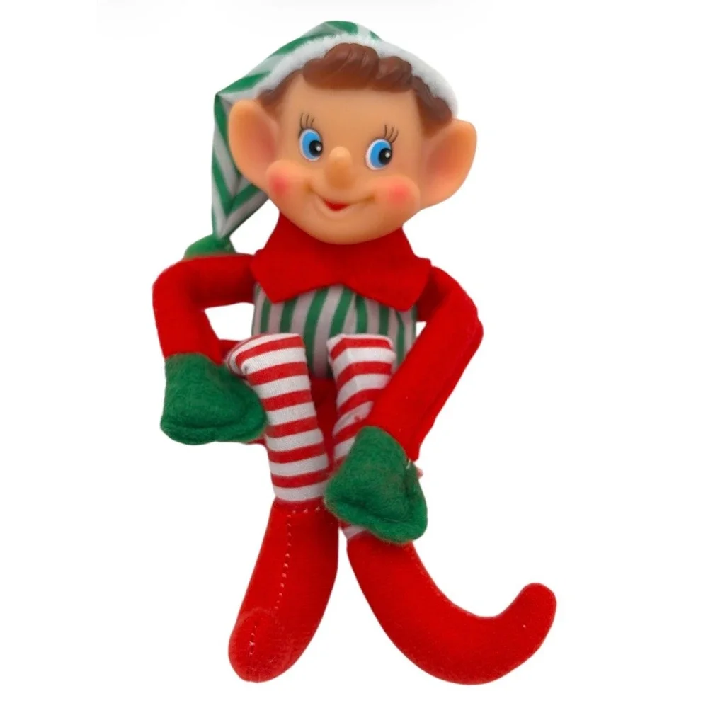 Vintage 1950s 1960s Christmas Elf Pixie Doll 8